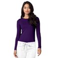 thumbnail image 4 of Adar Underscrubs for Women Multi Color 3 Pack - Long Sleeve Underscrub Comfort Tee, 4 of 6