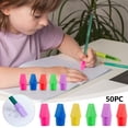 thumbnail image 1 of Rvkxad 50PC Pencil Cap Erasers, Replacement Eraser Tips for Pencils, Small Rubber Caps, Pencil Top Erasers, 1 of 7