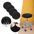 thumbnail image 3 of Baosity Bar Stool Covers Round Washable Protector Stool Slipcover for 12-18 inch black, 3 of 8