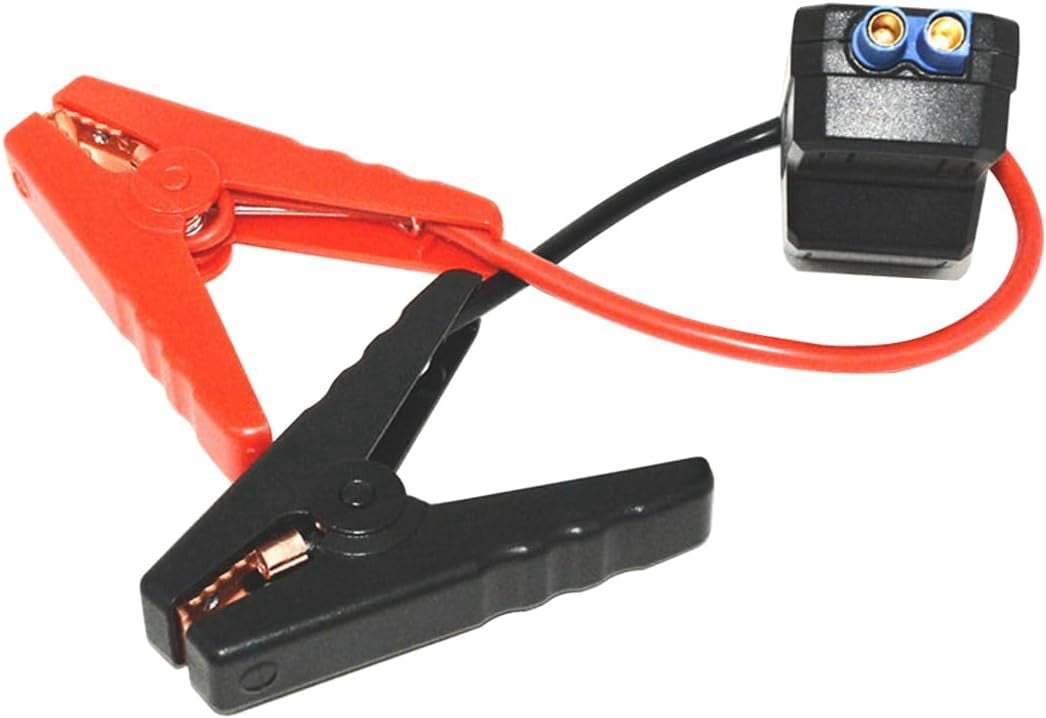 CGEAMDY EC-5 Replacement Jumper Cable Automotive Emergency Portable Slack Jumper Starter Booster Clamp Cable Portable Smart Jump Starter Clips EC5 Replacement Jump Starter Cable Alligator Clip