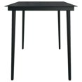 thumbnail image 5 of vidaXL 5 Piece Garden Dining Set Brown and Black, 5 of 5