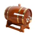 thumbnail image 4 of Barrel Dispenser Retro Keg Oak Barrel for Beverage Beer Home Decor 1L, 4 of 8