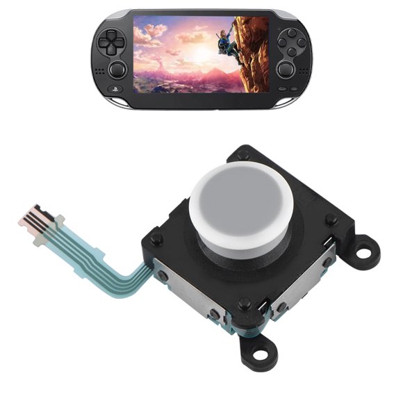 Analog 3D Key Joystick Stick Rocker Module Replacement Part for PS Vita 2000, Round Touch Key, Flexible and Compact Design, Key Joystick, Joystick Buttons, Joystick Control