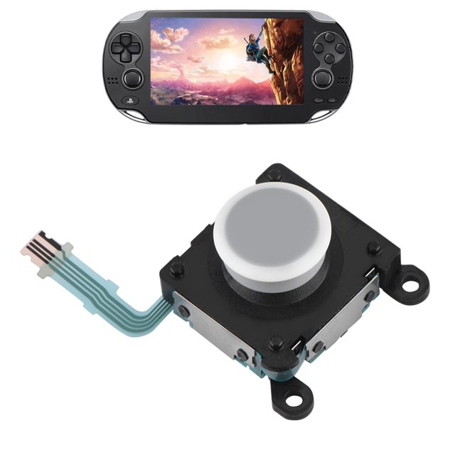 Analog 3D Key Joystick Stick Rocker Module Replacement Part for PS Vita 2000, Round Touch Key, Flexible and Compact Design, Key Joystick, Joystick Buttons, Joystick Control