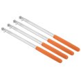 thumbnail image 1 of Unique Bargains 1.6M/5.2ft Telescopic Handheld Flagpoles, 4Pcs Teachers Pointer Stick Orange, 1 of 7