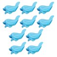 thumbnail image 2 of Maytalsory 10 Pieces Children writing grip Plain Replacement Fish Shape School Writing Aid Adjuster Accessories Random Color, 2 of 6