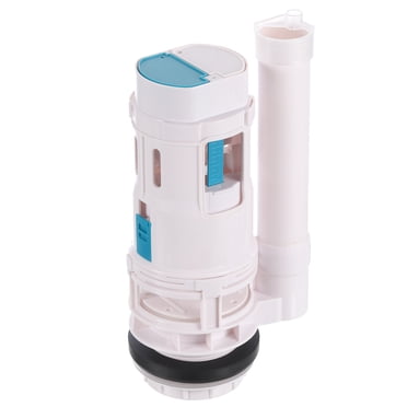 Uxcell Toilet Flush Valves, 2 inch Dual Flush Valve Split Push Button Toilet Bottom 8.27" Height, White