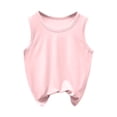 thumbnail image 1 of SROBPTY T-Shirts Garçons Filles, T-Shirt de Base pour Enfants Uni à Col Rond d'Été Décontracté Confortable et Respirant Rose 2 Ans, 1 of 4
