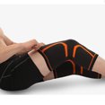 thumbnail image 4 of Bangcool 2pcs sport manches au genou manches de compression anti-dérapant genouillère pour les femmes et les hommes, 4 of 5