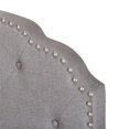 thumbnail image 4 of Tufted Nailhead Trim Twin Upholstered Bed in Gray, 4 of 9
