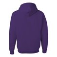 thumbnail image 2 of Jerzees Mens NuBlend Pull Over Hooded Sweatshirt, M, Deep Purple, 2 of 2