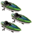 thumbnail image 1 of Intex Challenger K1 1-Person Inflatable Sporty Kayak w/ Oars And Pump (3 Pack), 1 of 6
