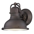 thumbnail image 1 of Westinghouse Orson 1-Light Integrated LED Oil Rubbed Bronze Outdoor Wall Fixture, 1 of 4