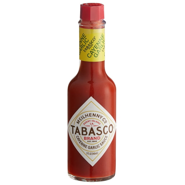 TABASCO® Sauce Piquante au Poivre de Cayenne et à l'Ail 5 oz - 12/caisse