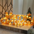 thumbnail image 3 of GUOOL Creative Plastic Merry Christmas Letter Light Xmas LED Light Ornament Lights for Yellow, 3 of 8