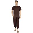 thumbnail image 1 of Inkmeso Ensemble de Pyjama Uni pour Hommes, Manches Courtes, Vêtement de Nuit à Col Rond, Ensemble de Pj, 1 of 7