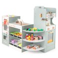 thumbnail image 1 of Costway Kids Grocery Store Playset with Vending Machine Checkout Counter Coffee Maker, 1 of 10