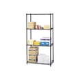 thumbnail image 1 of Safco Commercial - Shelf rack - 4 shelves - steel - black, 1 of 5