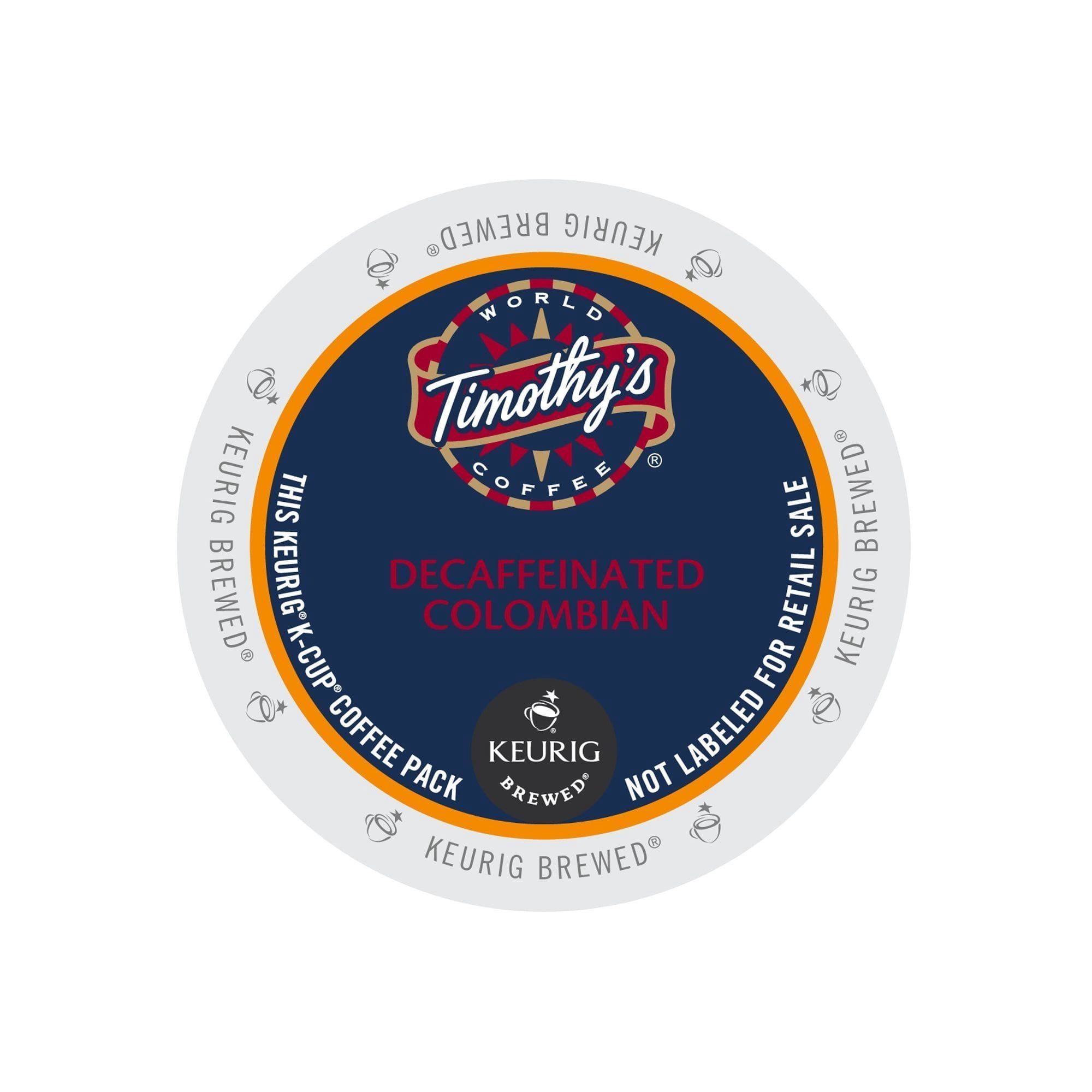 Keurig Timothy's Colombian Decaf Coffee  K-Cups