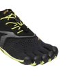 thumbnail image 3 of Vibram Chaussure de Course pour Hommes Noir/jaune 11, 3 of 5