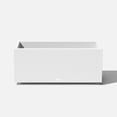 thumbnail image 1 of Veradek Block Series Long Box Large Plastic Planter - White, 1 of 11