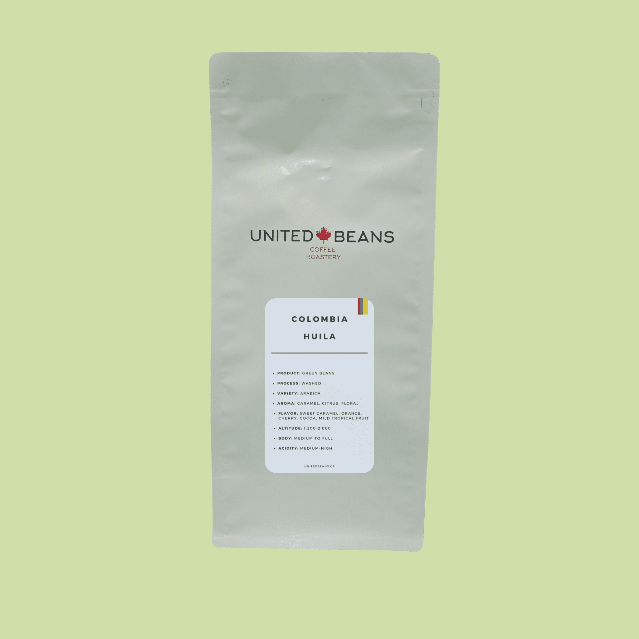 Green Coffee Beans | Colombia Huila Excelso | Raw Coffee Beans