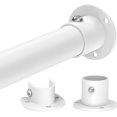 thumbnail image 1 of Closet Rod, 1.3" Heavy Duty Adjustable Hanging Rod 17-99 Inch, 1 of 8