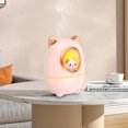 thumbnail image 5 of Birdeem Humidifier Home Fragrance Diffuser Air Bedroom Essential Oil Diffusers Small Essential Oil Diffuser Home Diffuser Home Scent Diffuser Mini Diffuser Abs Household with Lights Office(Cute Cats), 5 of 5