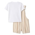 thumbnail image 2 of George Baby Boys' Two Piece Short Overall Set, 2 of 2