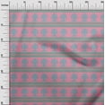 thumbnail image 2 of oneOone Tissu Polyester Lycra Imprimé Bloc Flèche & Arbre au Mètre 56 Pouces de Large, 2 of 4