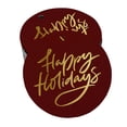 thumbnail image 1 of Inkdotpot Gold Foil Paper Hang Tag Happy Holiday Favor Tag 50 Piece, 1 of 6