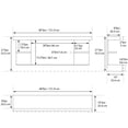 thumbnail image 2 of Electric Fireplace Floating Mantel Shelf, 2 of 6