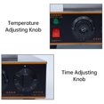 thumbnail image 4 of 1400W Electric Bubble Waffle Maker with 360° Rotation, 50-250℃ Adjustable Temperature, 0-5 Min Timer, Non-Stick Baking Tray (7.7 Inch), Stainless Steel Construction, Detachable Drip Tray, Cool-Touch, 4 of 6