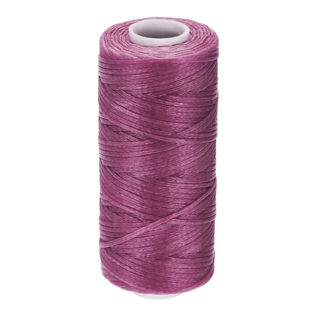 Unique Bargains Fil à Coudre en Cuir Ciré en Polyester Violet, 55 Yards