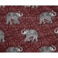 thumbnail image 4 of oneOone Tissu Polyester Lycra Imprimé Éléphant au Mètre 56 Pouces de Large, 4 of 4