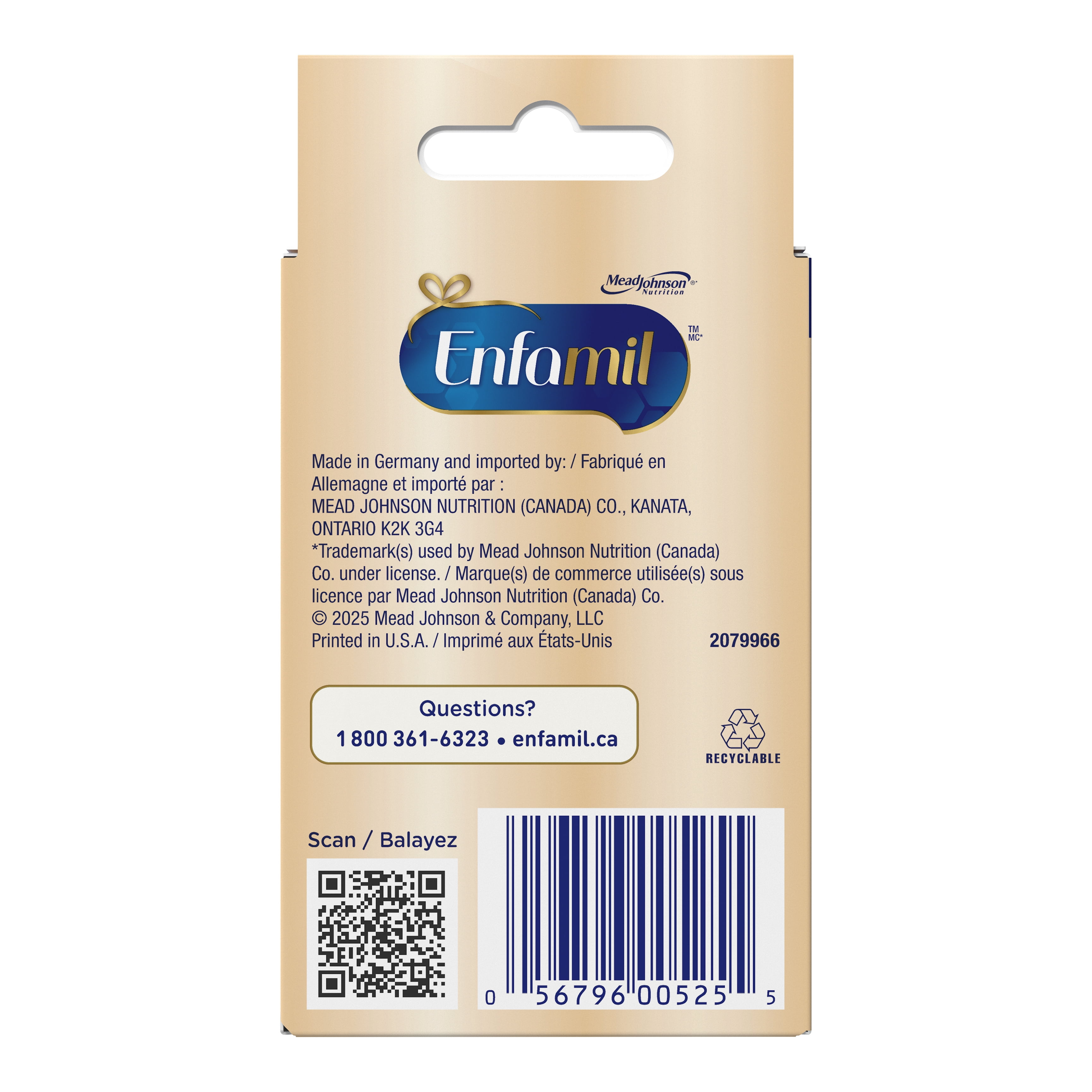 Enfamil Tétine souple à débit standard, 3ct