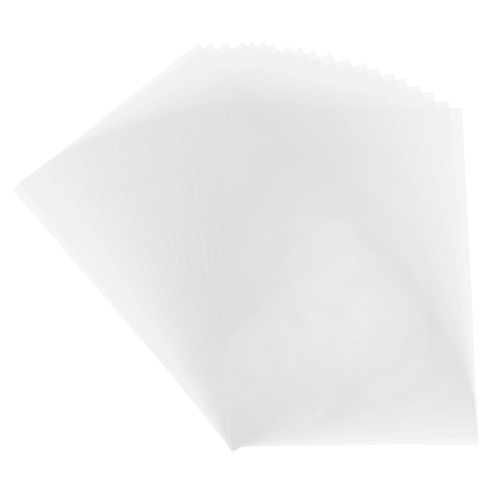 Uxcell 20 Sheet White Transparency 11.7" x 8.2" Printable Vellum Paper