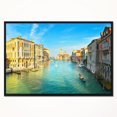thumbnail image 1 of Design Art Vibrant Evening Venice Italy Framed Canvas Art Print, 1 of 5