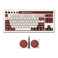 thumbnail image 3 of 8BitDo Fami Edition Retro Mechanical Gaming Keyboard, 87-Key, Hot-Swappable, Wireless/2.4G/USB-C, Red Switches, Windows & Android Compatible, 3 of 10