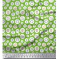 thumbnail image 1 of Soimoi Polyester Crepe Fabric Star & Cute Animals Kids Decor Fabric Printed Yard 42 Inch Wide, 1 of 3