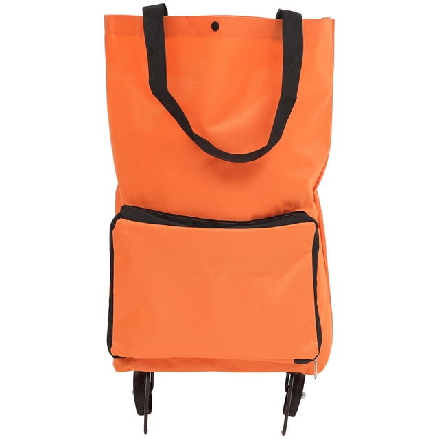 SHISUYAN Sacs de Chariot Pliables Chariot de Magasinage Pliant avec Roues 1 Ensemble