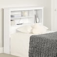 thumbnail image 1 of South Shore Vito Twin Bookcase Headboard with Storage, in Pure White, 1 of 13