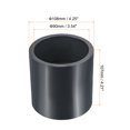 thumbnail image 2 of Unique Bargains UPVC Pipe Fitting 90mm Socket, 1 Pack Straight Coupling, Dark Grey, 2 of 5