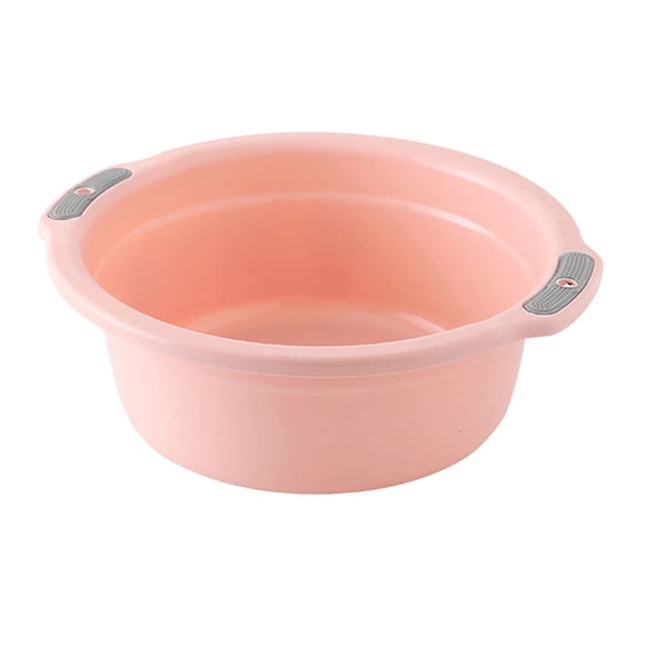 Large Capacity Plastic Washing Basin with Double Handles for Face, Baby, Adult, Foot Multipurpose Tub for Home Bathroom
