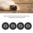thumbnail image 3 of RC Car Wheels Tires, Strong Cushioning 10 Spoke Rims RC Car 1/10 Wheels Tires  for Repairing, 3 of 7