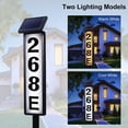 thumbnail image 4 of tumgatte Solar House Number Sign Light, Lighted Address Numbers Outdoor, Solar Powered Illuminated LED Address Plaque For Outside, Yard, Street, House Summer Savings, 4 of 7