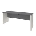 thumbnail image 1 of Bestar Connexion 72W Narrow Desk Shell in slate & sandstone, 1 of 7