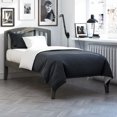 thumbnail image 1 of Richmond Lit Plateforme Simple en Bois Massif, Gris, 1 of 11