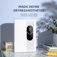 thumbnail image 4 of Graflsoa 2-in-1 Smart Dehumidifier with Air Purifier, 2.2L Capacity, LCD Touch Screen, 24H Timer, Sleep Mode, Auto Shut Off, Remote Control, Ideal for 30㎡ Spaces, White, US Plug, 4 of 7