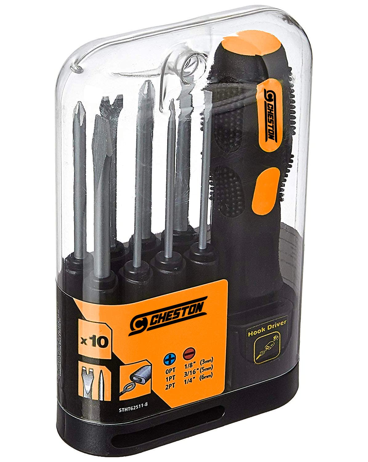 Screwdriver Set With Interchangeable Bars Blades 8pc Screwdriver | For Home Long Blades Repair Sturdy & Compact Kit For Fixing Electronics, Laptops, Machines Pc | Multipurpose Tool Kit